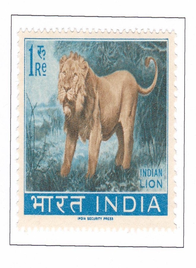 Phila392 1963 Wild Life Preservation Lion 1Re MNH